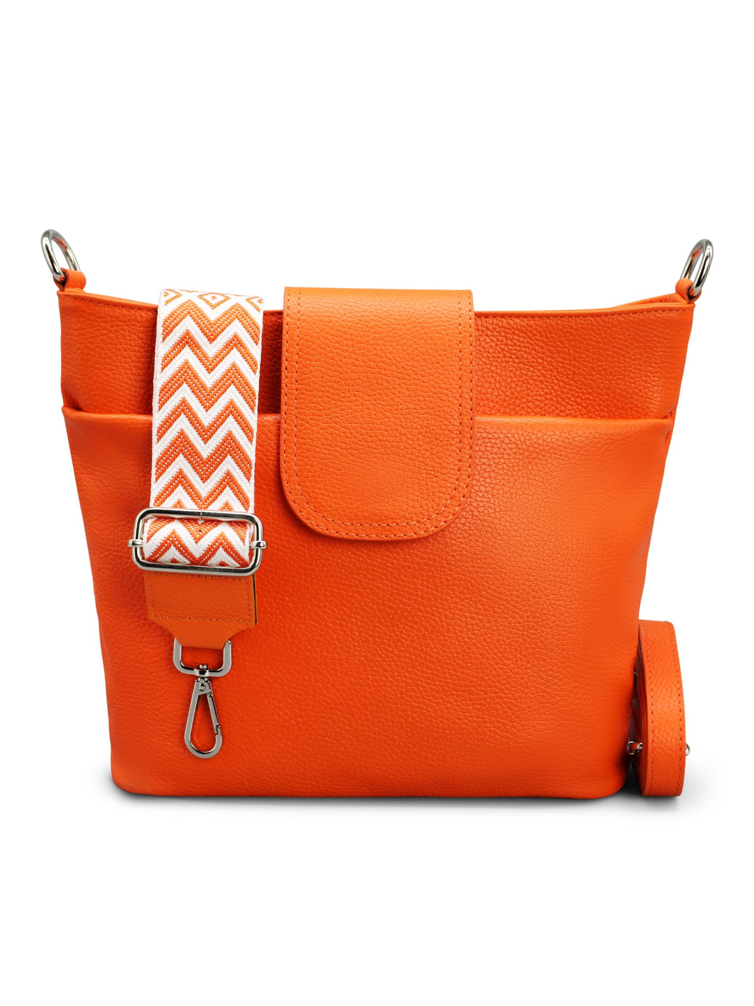 Adel Bags Schultertasche 'Sara' in Orange: Vorderseite