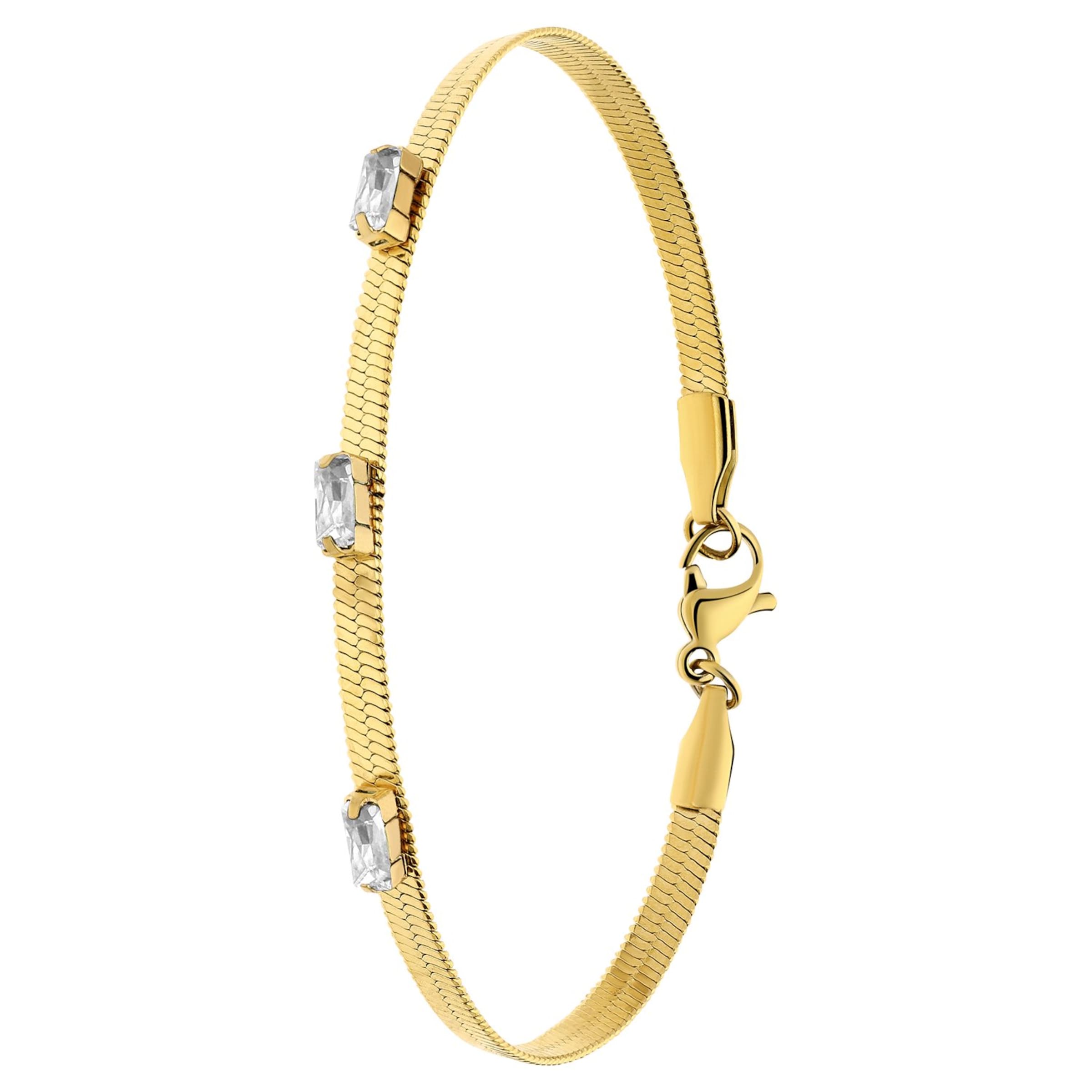 Lucardi Bracelet in Gold: front