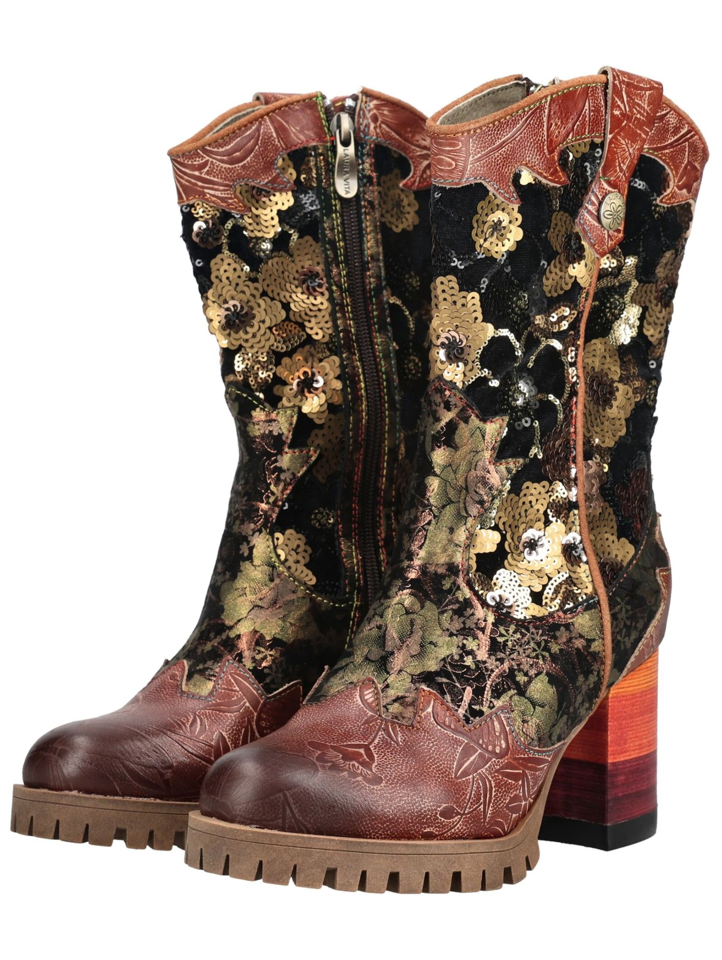 Bottes Laura Vita en marron