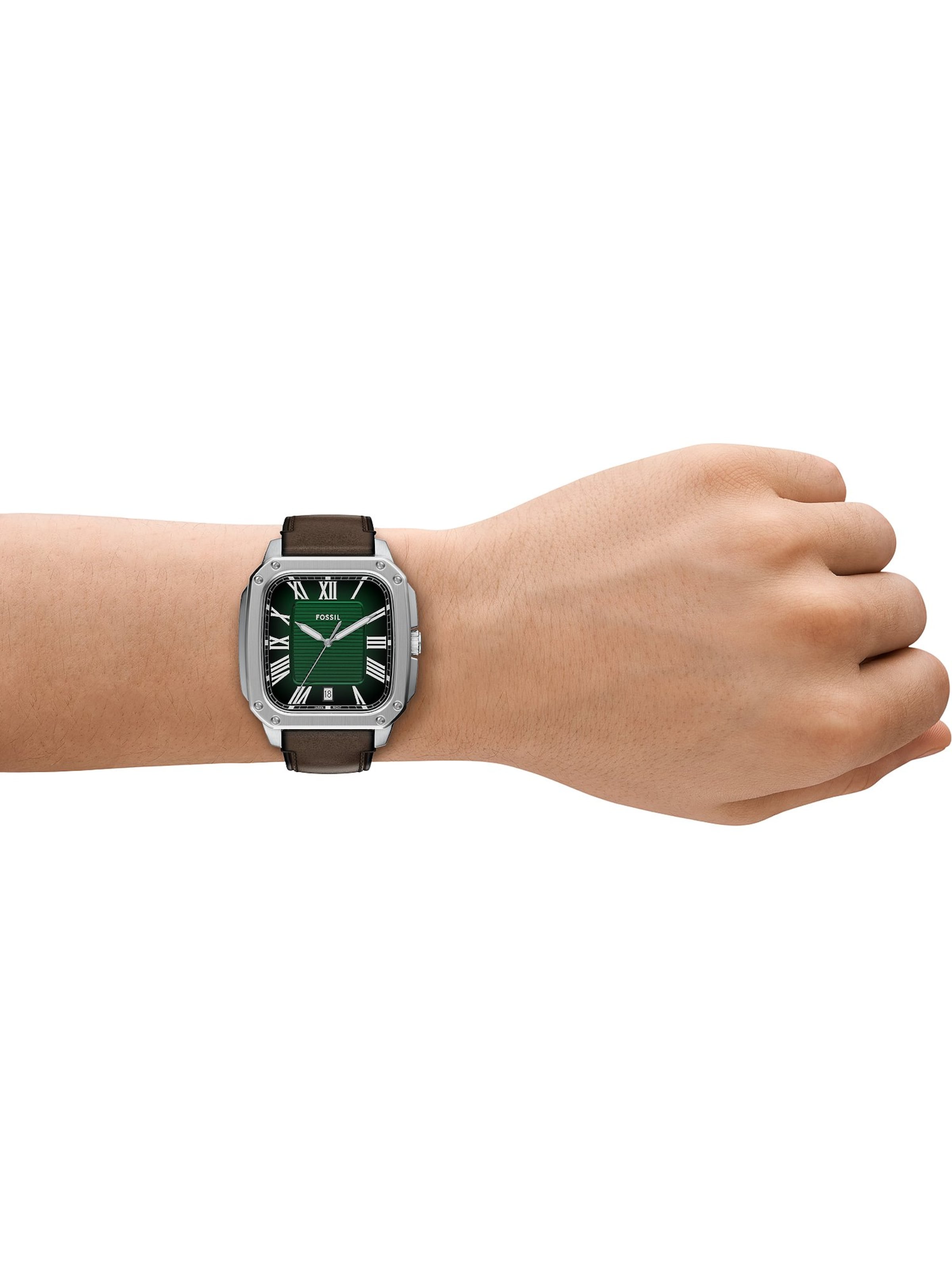 FOSSIL Analog Watch in Brown: front