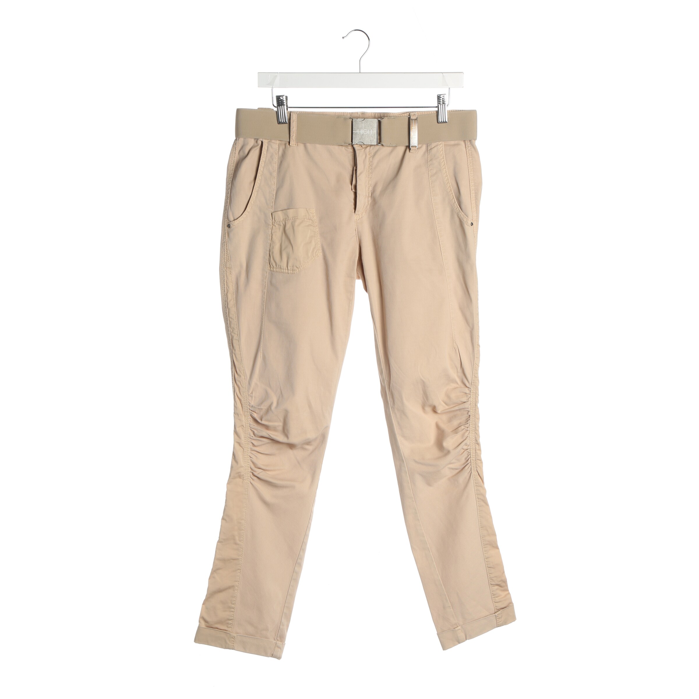 High Use Pants in L in Brown: front