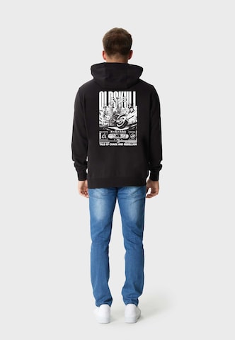 Oldskull Sweatshirt 'ASIAN FUTURISM RIDER' in Black