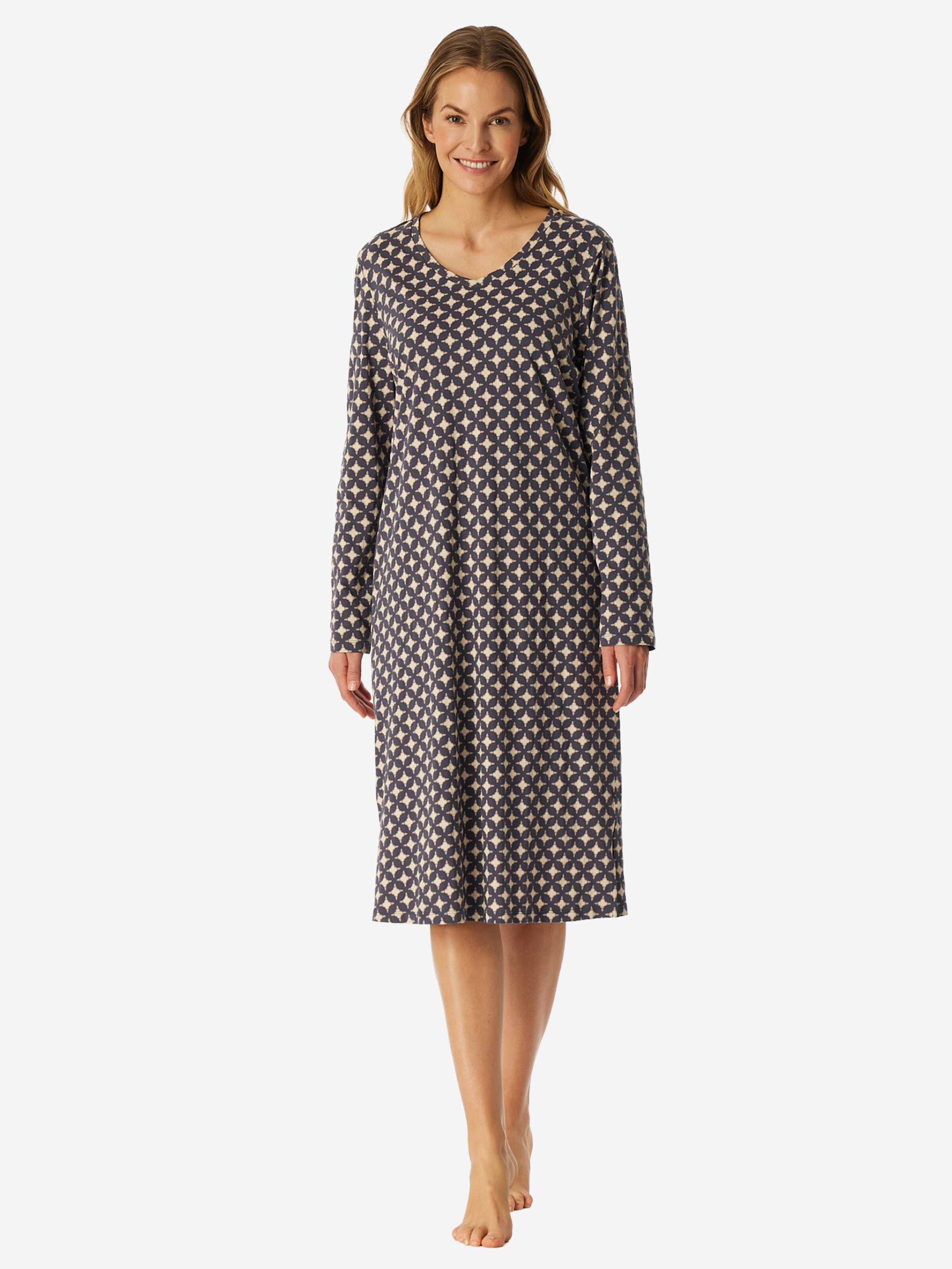 SCHIESSER - Camiseta de noche ' Comfort Essentials ' en gris: frente