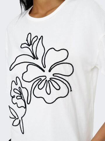 JDY T-shirt 'JDYCALLY' i vit