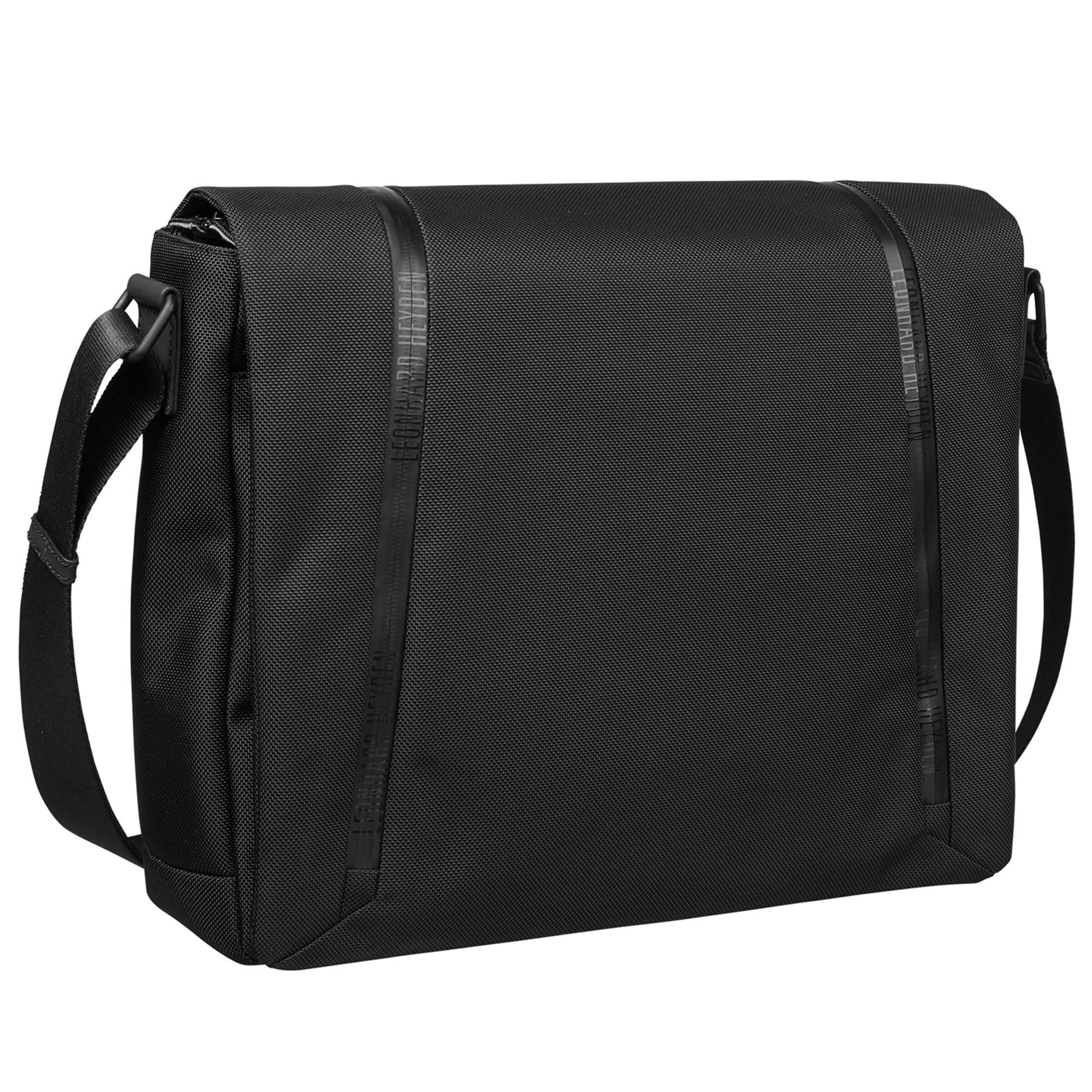 LEONHARD HEYDEN Document bag 'Helsinki' in Black: front