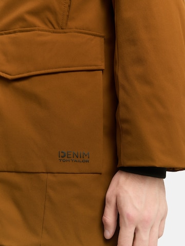 TOM TAILOR DENIM Winter coat in Brown