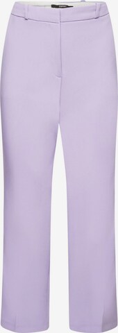 Regular Pantalon ESPRIT en violet : devant