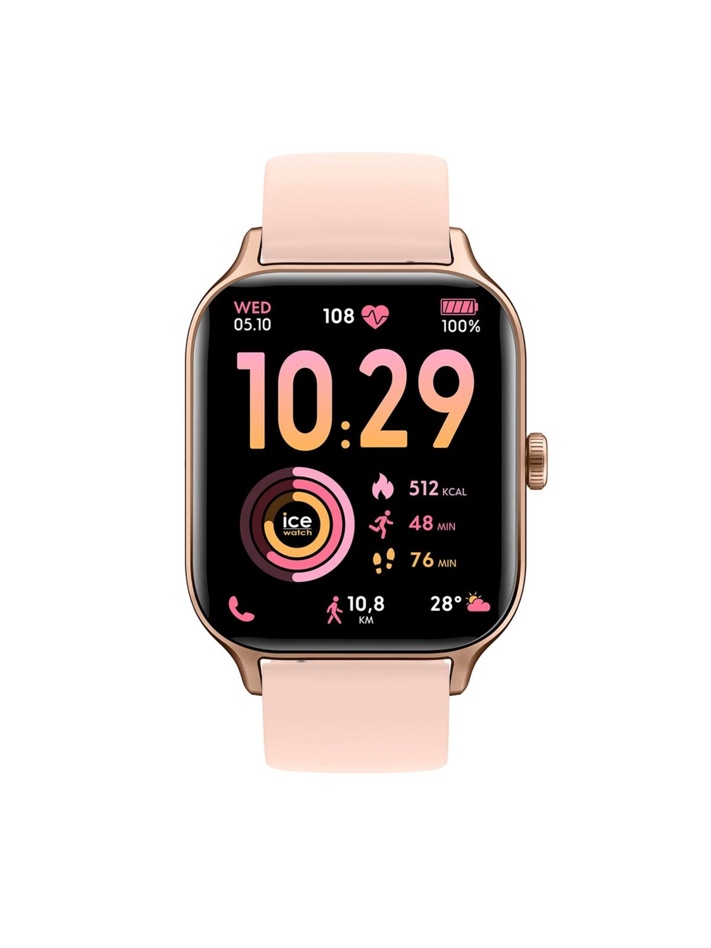 ICE WATCH Digitaluhr 'Smartwatch Ice fit RT 3.0'‌‌‌‌‌‌ in Gold: Vorderseite