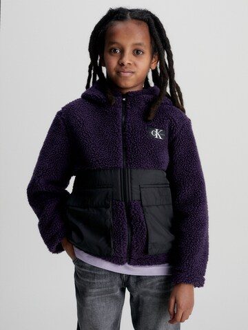 Calvin Klein Jeans Between-Season Jacket in Purple: front