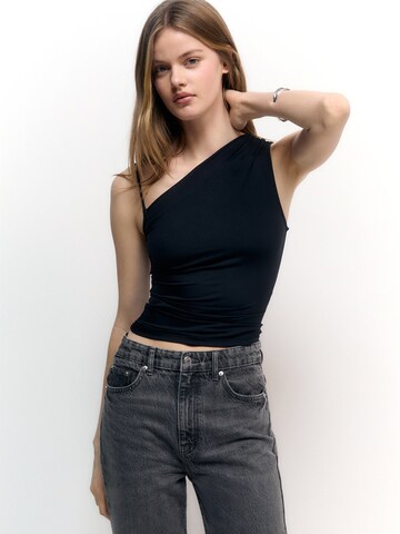 Pull&Bear Top in Black: front