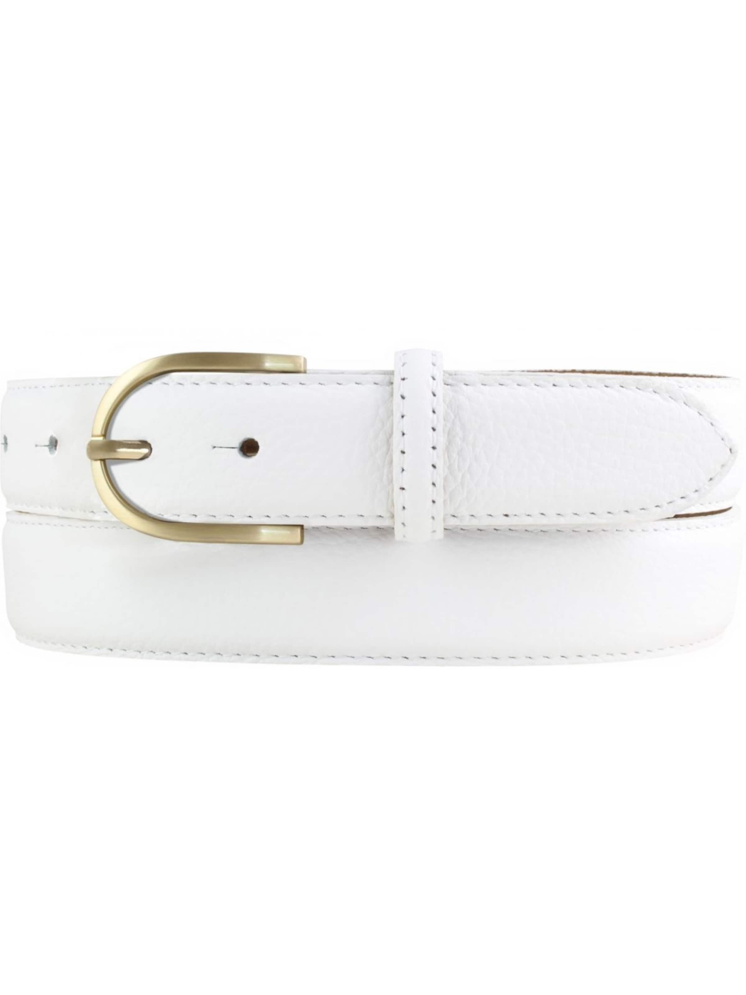 BELTINGER Belt 'Olbiao' in White: front
