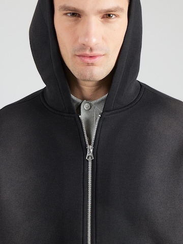 WEEKDAY Bluza rozpinana 'Simon' w kolorze czarny