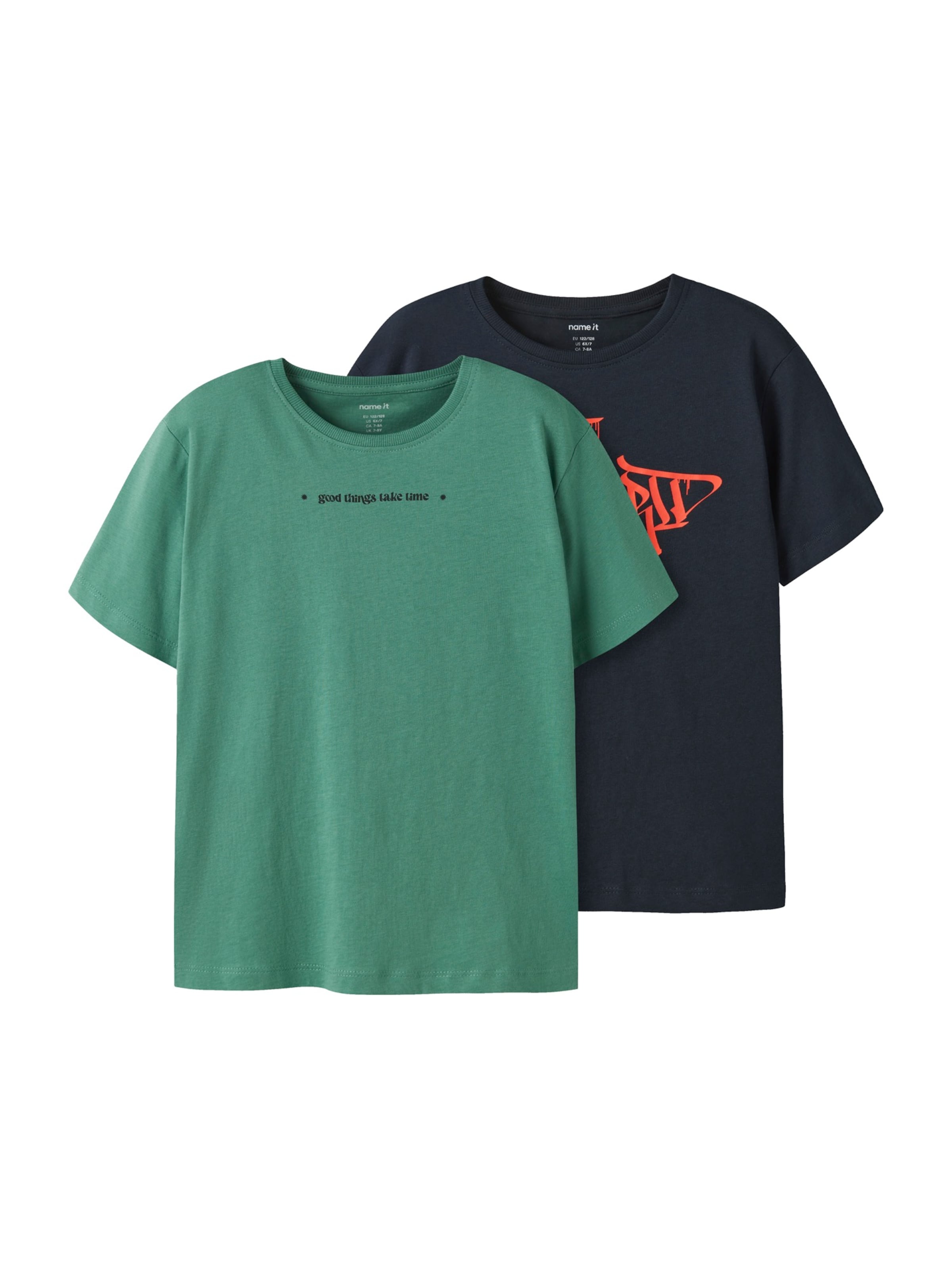 NAME IT - Camiseta 'Benno' en verde: frente