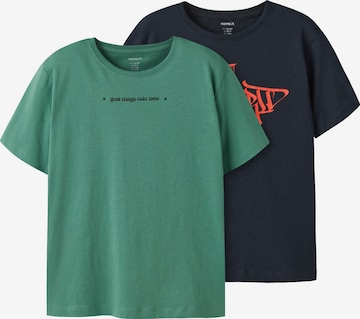 žalia NAME IT Marškinėliai 'Benno': priekis