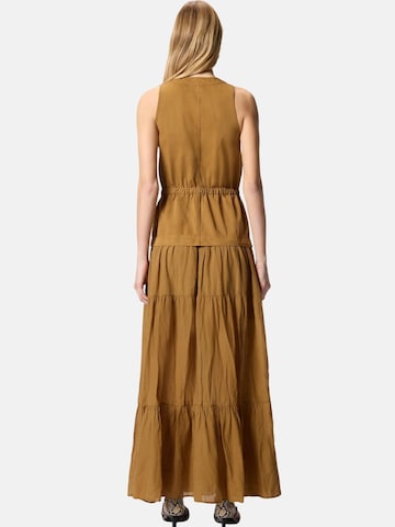 Robe 'PINKO CASARSA ABITO VOILE E GABARDINA ABITO' PINKO en marron