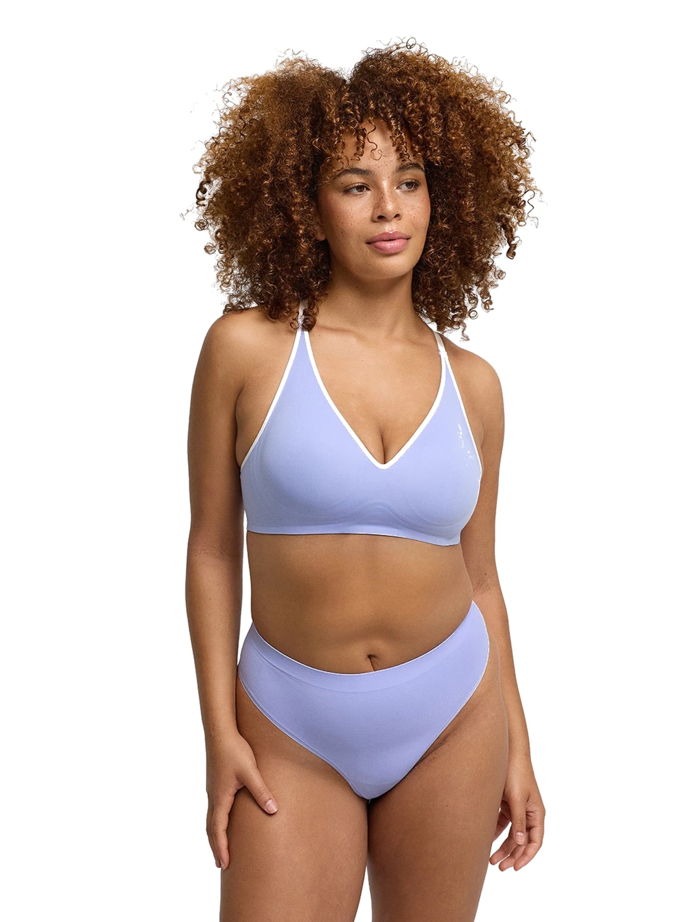 cfab (formerly creamy fabrics) - Push-up Sujetador 'Lined Comfort Push-Up BH' en lila: frente