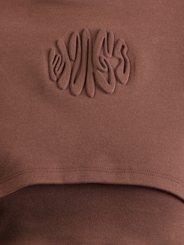 HUGO Majica 'Daleisy_B' | rjava barva