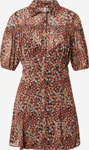 Free People Shirt Dress 'BONNIE' in Orange: front