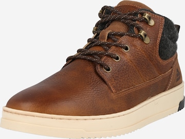 BULLBOXER - Zapatillas deportivas altas en marrón: frente