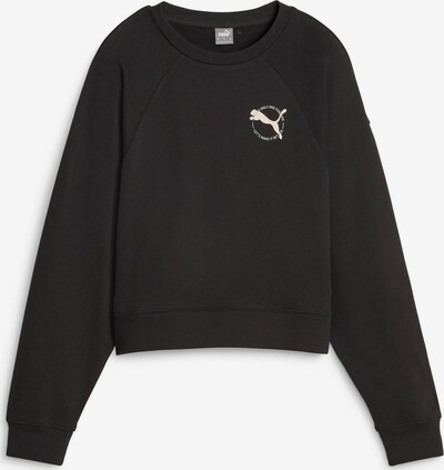 PUMA Sportief sweatshirt 'BETTER SPORTSWEAR' in de kleur Ecru / Zwart / Wit, Productweergave