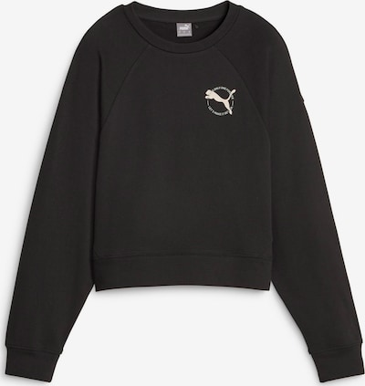 PUMA Athletic Sweatshirt 'BETTER SPORTSWEAR' in Ecru / Black / White, Item view