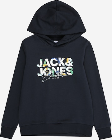 Jack & Jones Junior Sweatshirt 'JJGEPLAS' in Blue: front