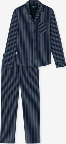 SCHIESSER Pyjama ' Selected Premium ' in Blau: predná strana