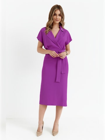 Stylove - Vestido camisero en lila