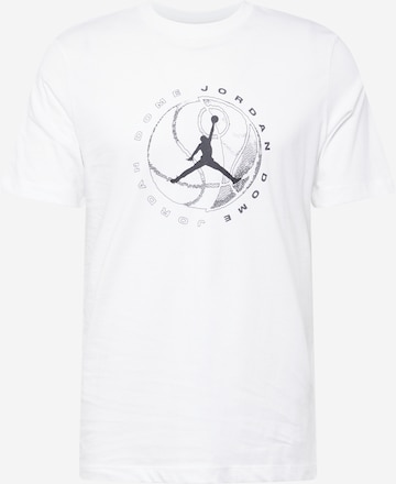 Jordan Функционална тениска в бяло: отпред