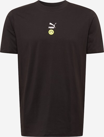 PUMA Funktionsskjorte i gul / sort / hvid, Produktvisning