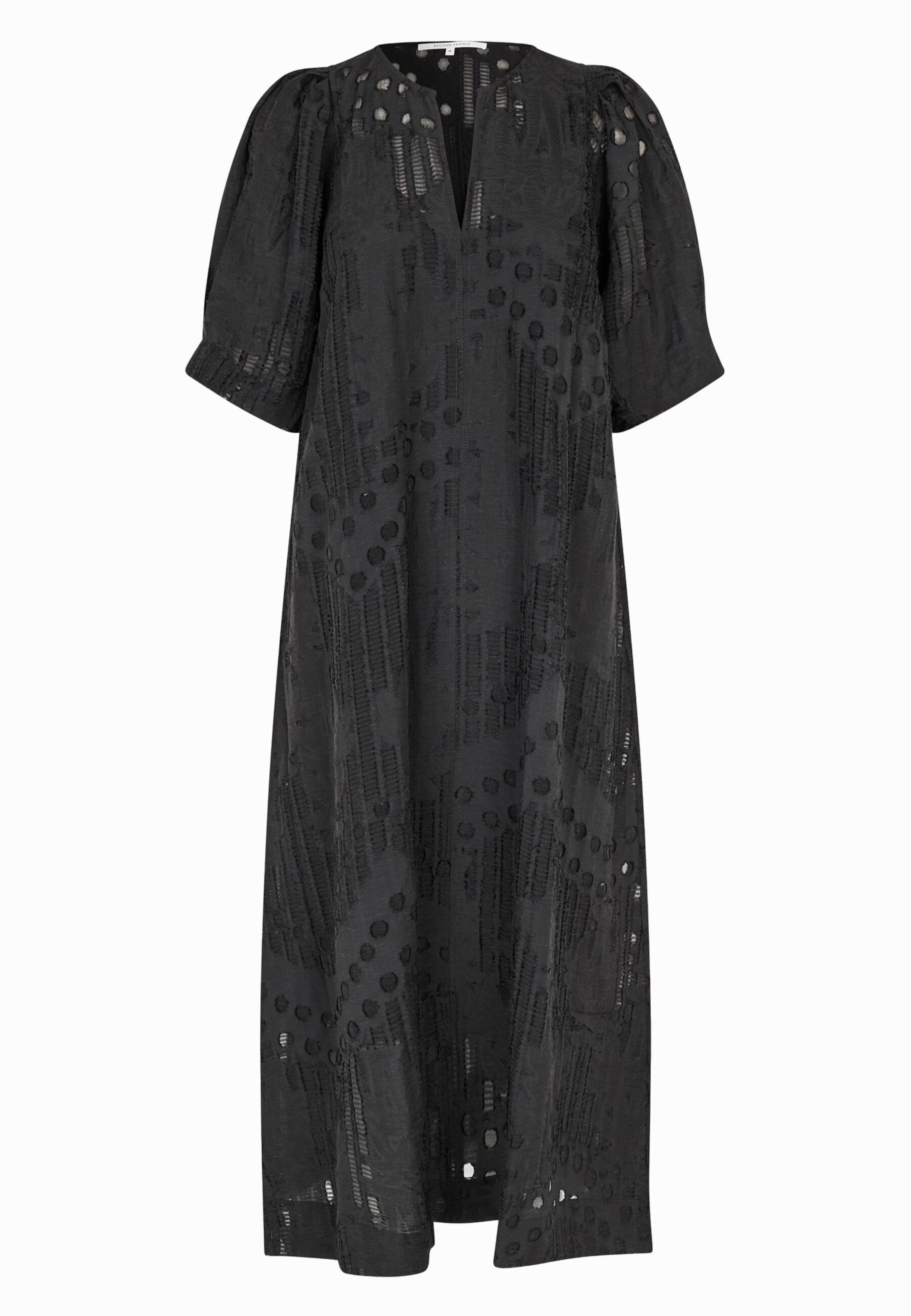 SECOND FEMALE Šaty 'Nete' – černá: přední strana