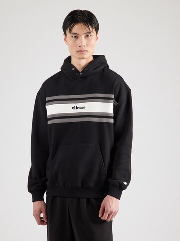 ELLESSE Sweatshirt 'Guspini' in Zwart: voorkant