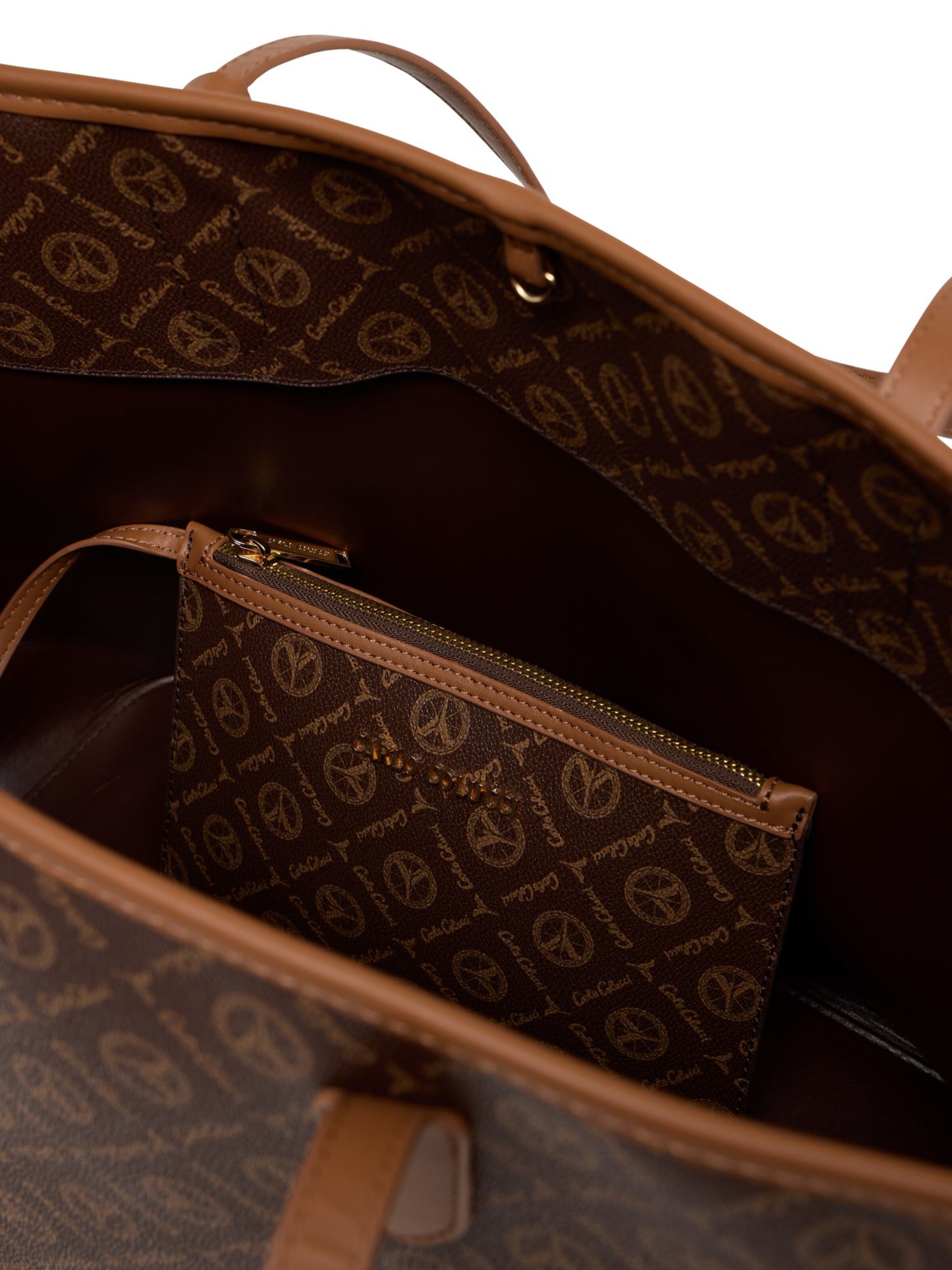 Carlo Colucci Shopper 'Desserra' in Brown