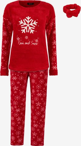 LELA Pajama 'Lela' in Red: front