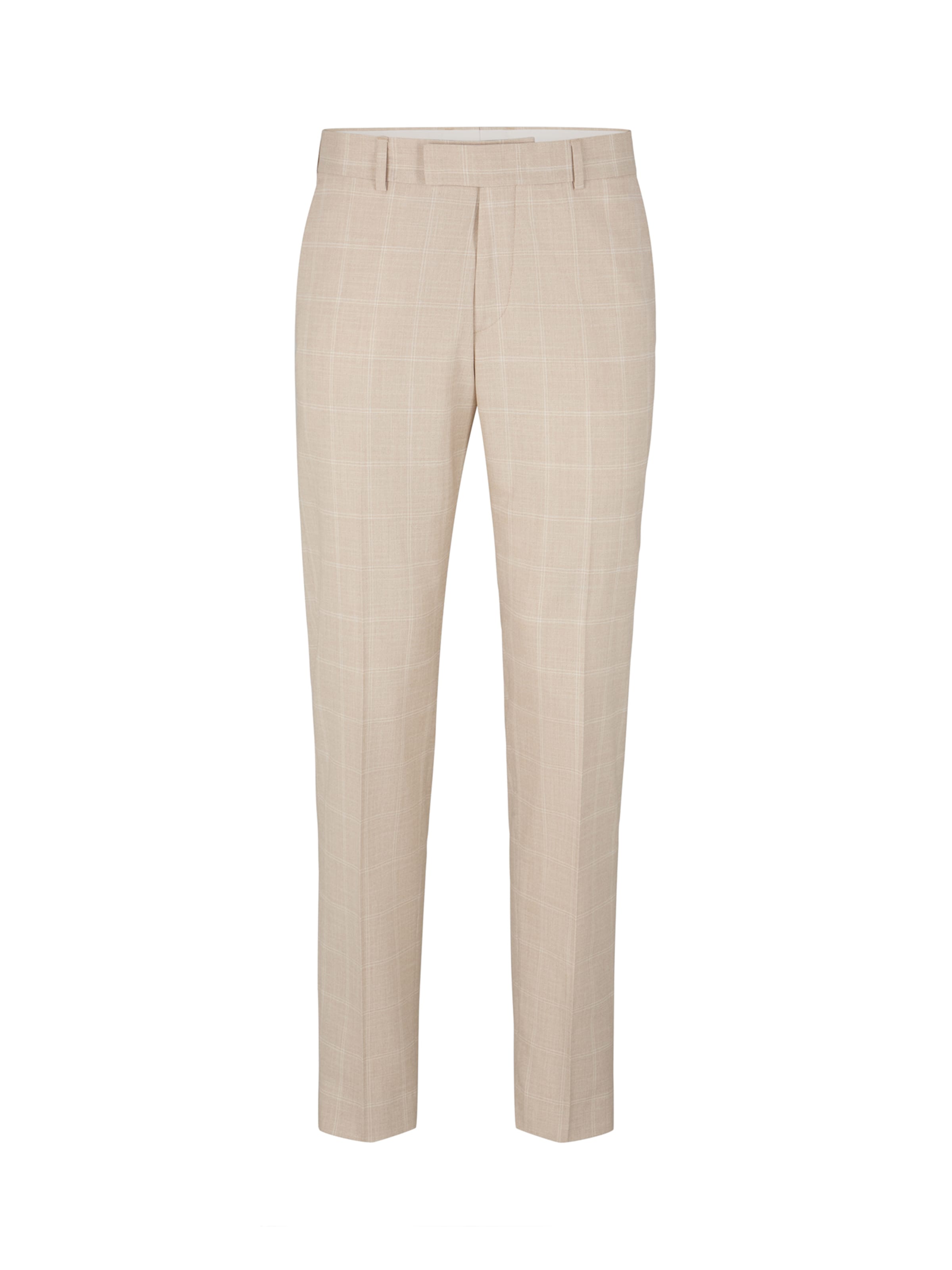 STRELLSON Regular Broek 'Melwin' in Beige: voorkant