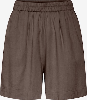 PIECES - Calças 'PCPIA' em castanho: frente