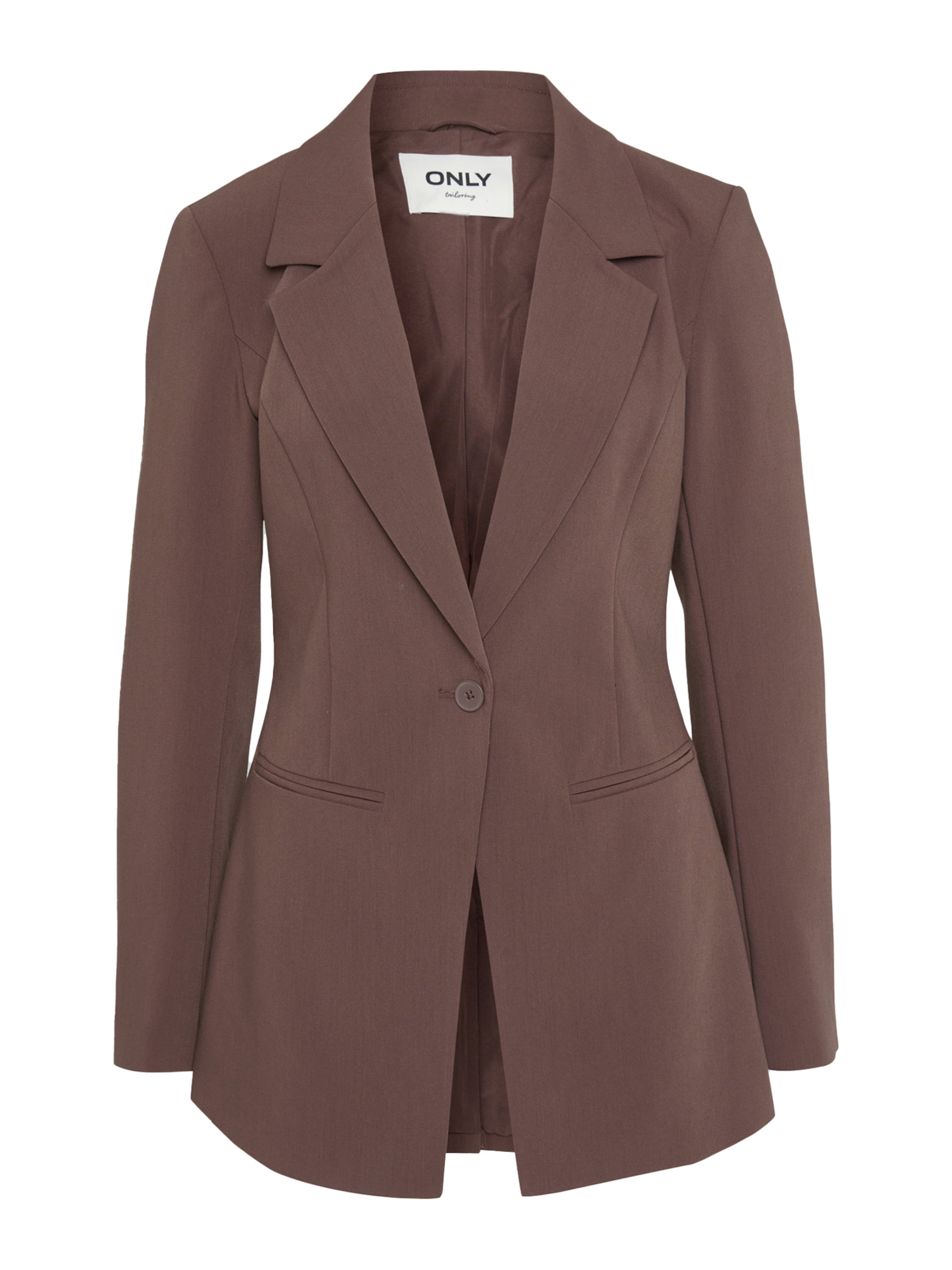 Only Tall Blazer 'ONLRAVEN' in Brown: front