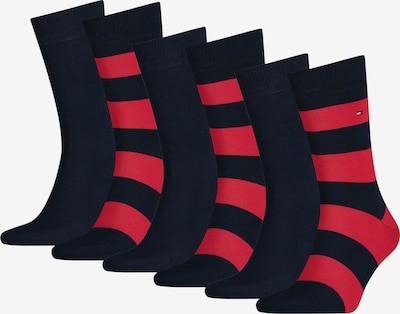 TOMMY HILFIGER Calcetines en rojo / negro, Vista del producto