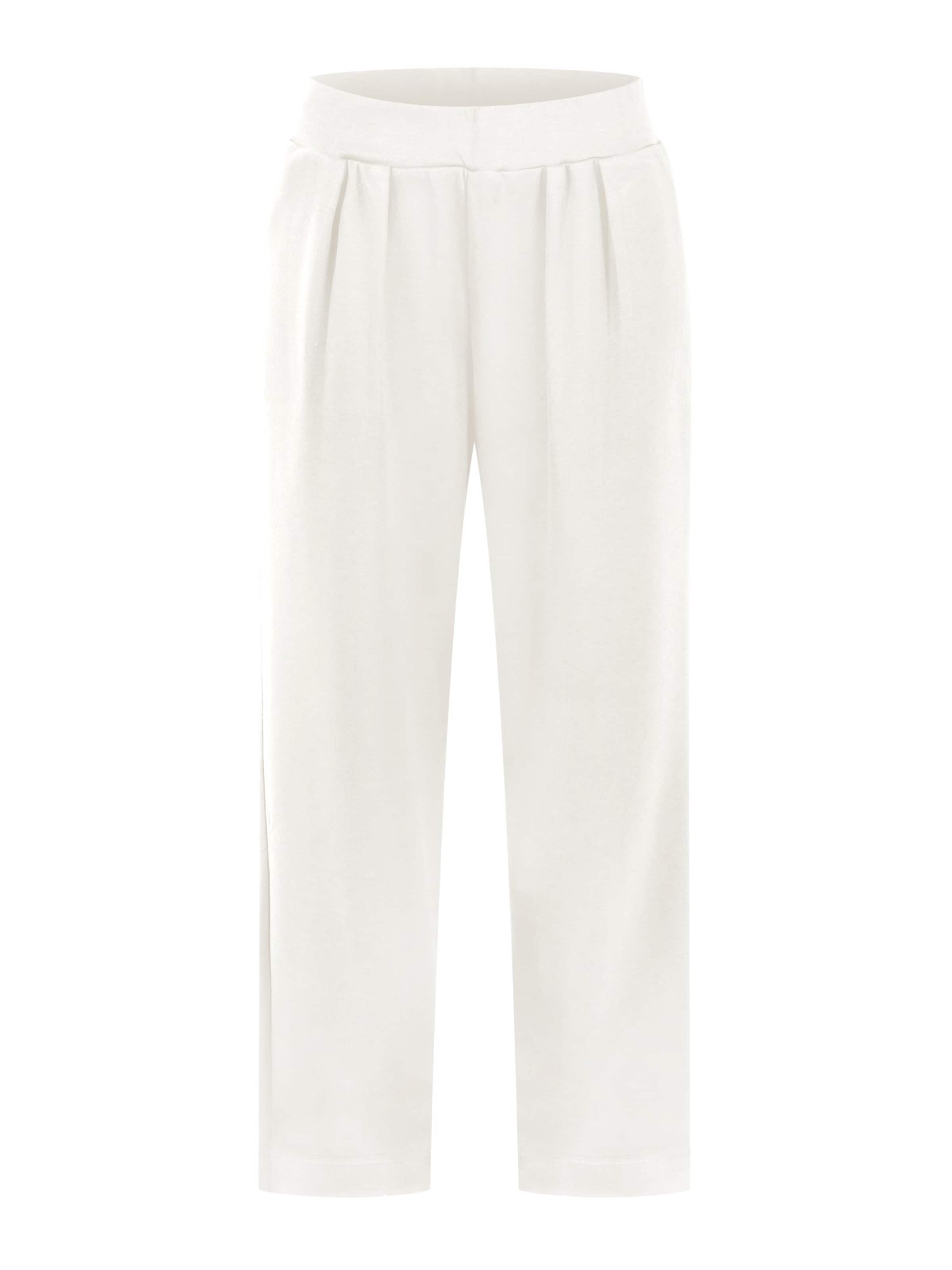 Smilodox Bandplooibroek 'Luvia' in Beige: voorkant