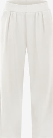 Pantalon à pince 'Luvia' Smilodox en beige : devant