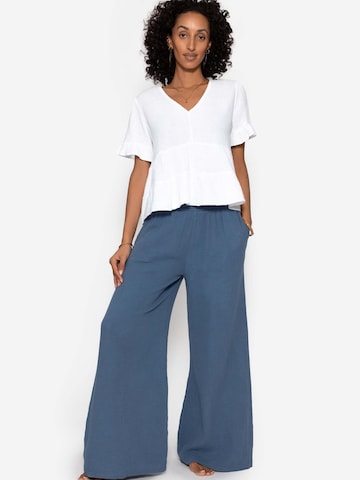SASSYCLASSY Loosefit Hose‌ in Blau: Vorderseite