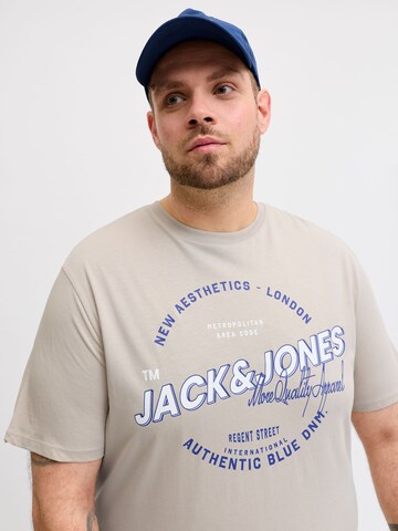 Jack & Jones Plus Shirt in Beige