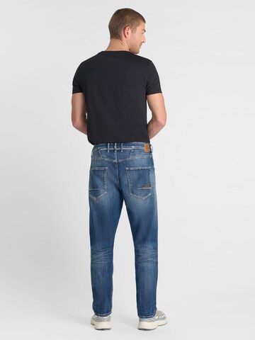 Le Temps Des Cerises Loosefit Jeans in Blauw: terug