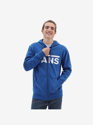 VANS Regular fit Sweat jacket in Blue: front