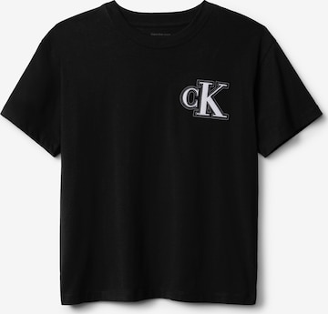 Calvin Klein Jeans Tričko – černá: přední strana