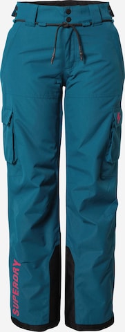 Superdry Snow Regular Sporthose 'ULTIMATE RESCUE' in Blau: predná strana