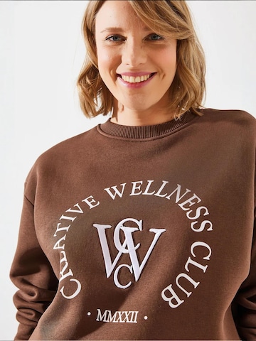 Sweat-shirt Bianco Lucci en marron