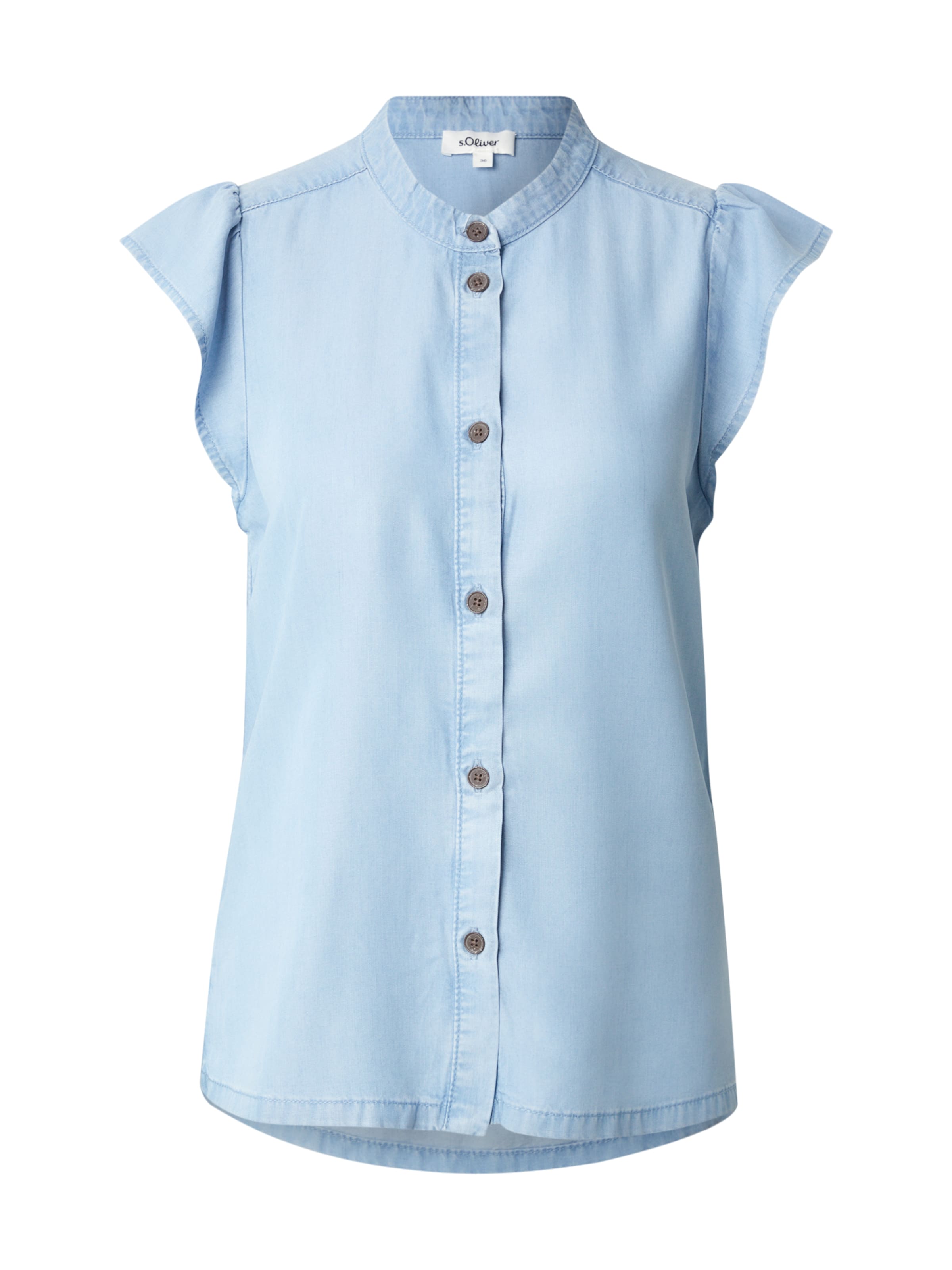 s.Oliver Blouse in Blauw: voorkant