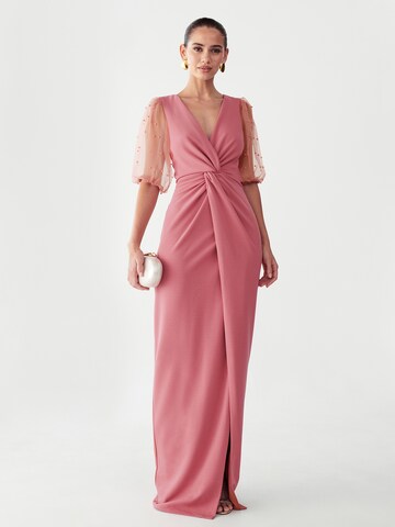 Rochie de seară 'CHIARA' de la BWLDR pe roz