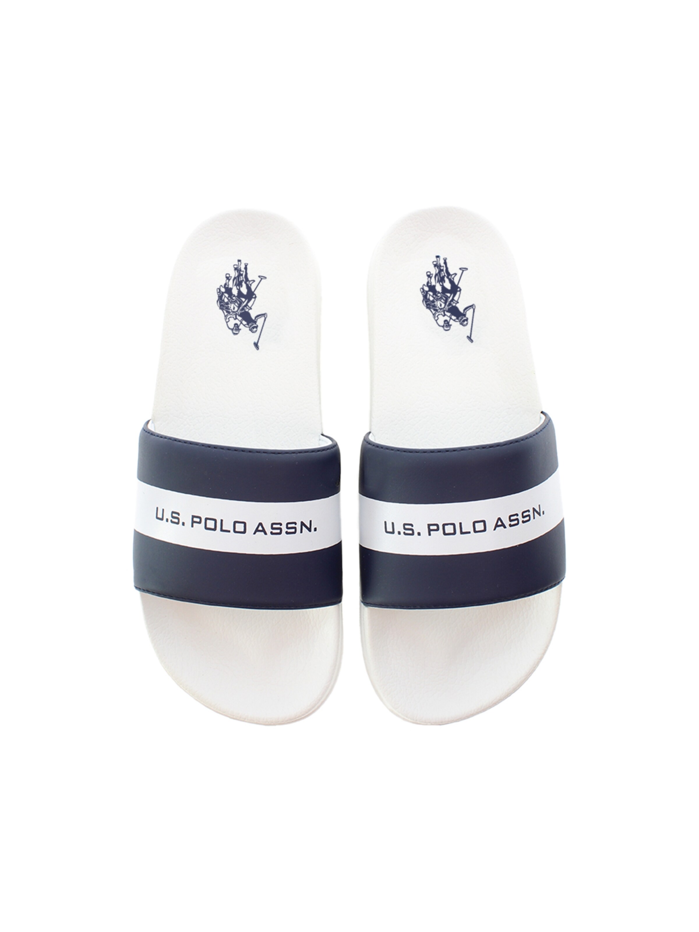U.S. POLO ASSN. Pantolette in Weiß